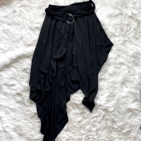 Free People Madison High-Low Belted Midi Skirt - Picture 7 of 13